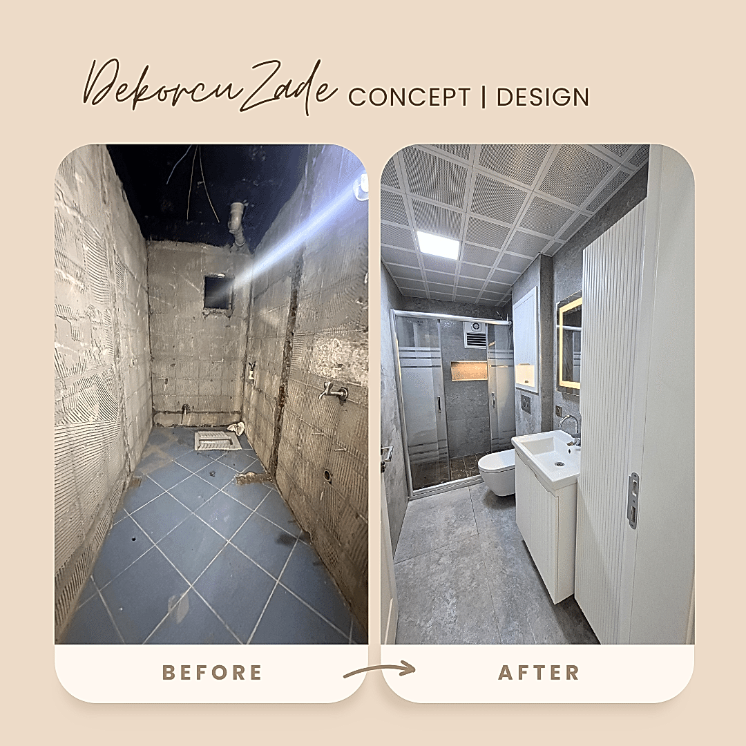 Minimalist Before After Salon & Makeup Instagram Post